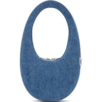 코페르니 Coperni Blue Mini Swipe Bag 241325F046007