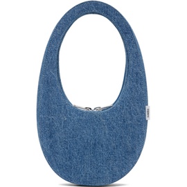 코페르니 Coperni Blue Mini Swipe Bag 241325F046007