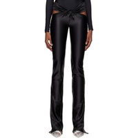 코페르니 Coperni Black Cut-Out Trousers 241325F087007