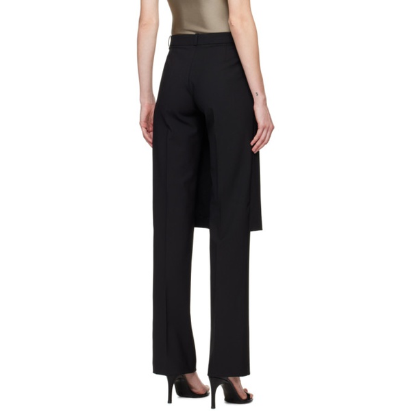  코페르니 Coperni Black Skirt-Overlay Trousers 241325F087006