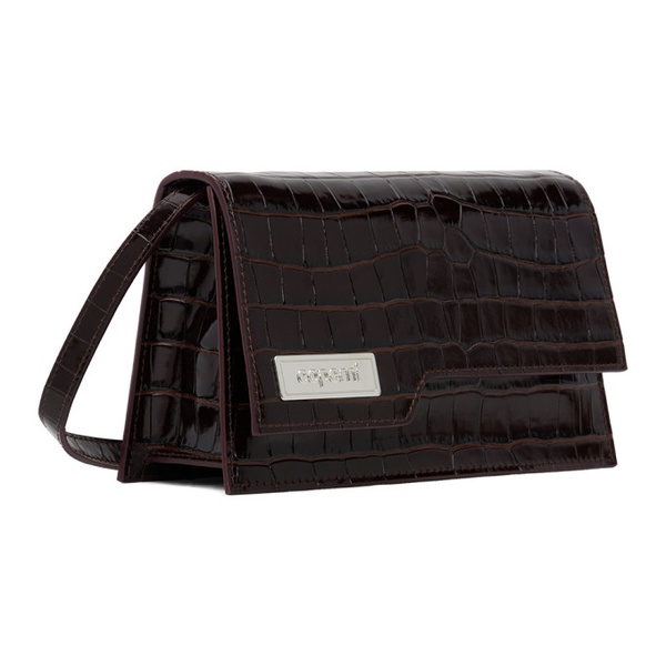  코페르니 Coperni Brown Croco Mini Folder Bag 241325F045002