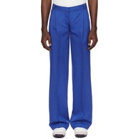 코페르니 Coperni Blue Tailored Trousers 241325M191002