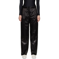 코페르니 Coperni Black Loose Tailored Trousers 221325F087001