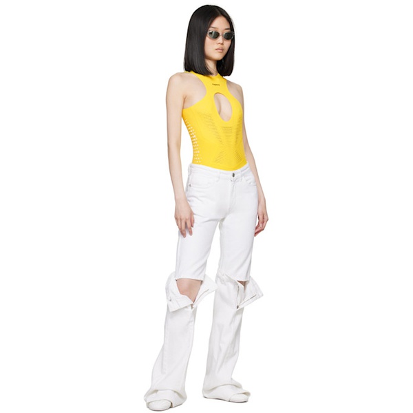  코페르니 Coperni Yellow PUMA 에디트 Edition Bodysuit 242325F358002