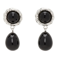 Corali Silver & Black Emma Earrings 241396F022001