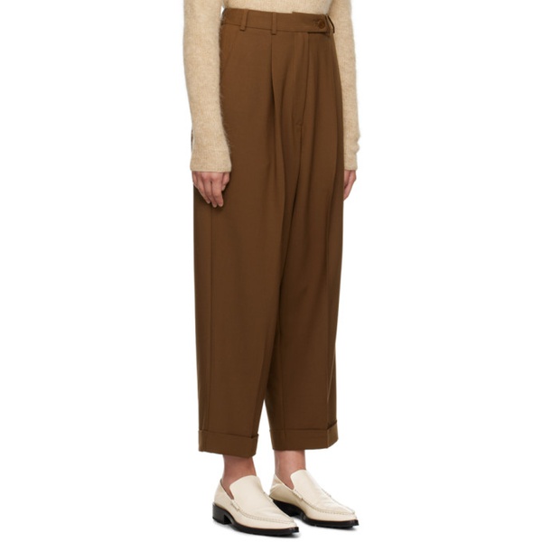  Cordera Brown Tailoring Trousers 232909F087001