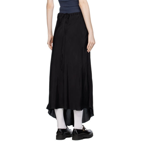  Cordera Black Fluid Maxi Skirt 232909F093000