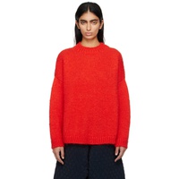 Cordera Orange Crewneck Sweater 241909F096000
