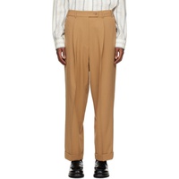 Cordera Tan Tailoring Trousers 241909M191002