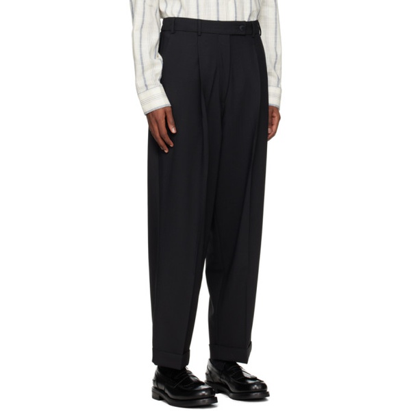  Cordera Black Tailoring Trousers 241909M191003