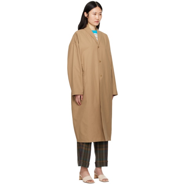  Cordera Beige Cover Up Trench Coat 241909F059006