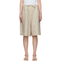 Cordera Beige Maxi Shorts 241909F088008