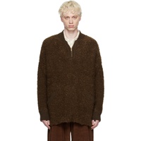 Cordera Brown Half-Zip Sweater 232909M212000