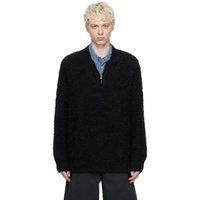 Cordera Black Half-Zip Sweater 232909M212001