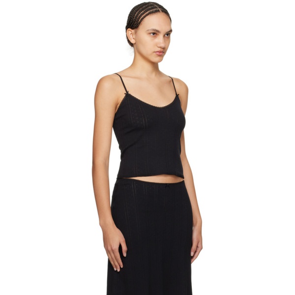  Cou Cou Black The Long Camisole 241492F111001