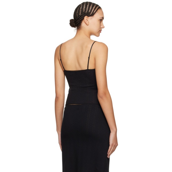  Cou Cou Black The Long Camisole 241492F111001