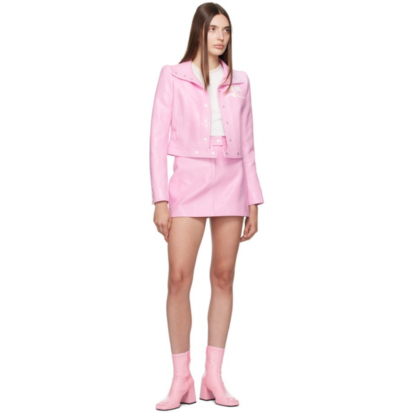  Courreges Pink Heritage Boots 232783F113002