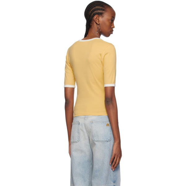  Courreges Yellow Holistic T-Shirt 241783F110007