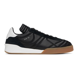 Courreges Black Club02 Leather Sneakers 241783M237000
