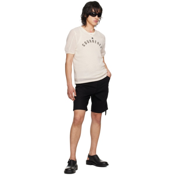  Courreges 오프화이트 Off-White Baseball T-Shirt 241783M213007