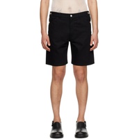 Courreges Black Sailor Shorts 241783M193001