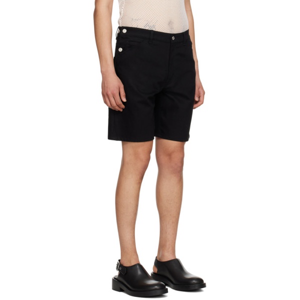  Courreges Black Sailor Shorts 241783M193001