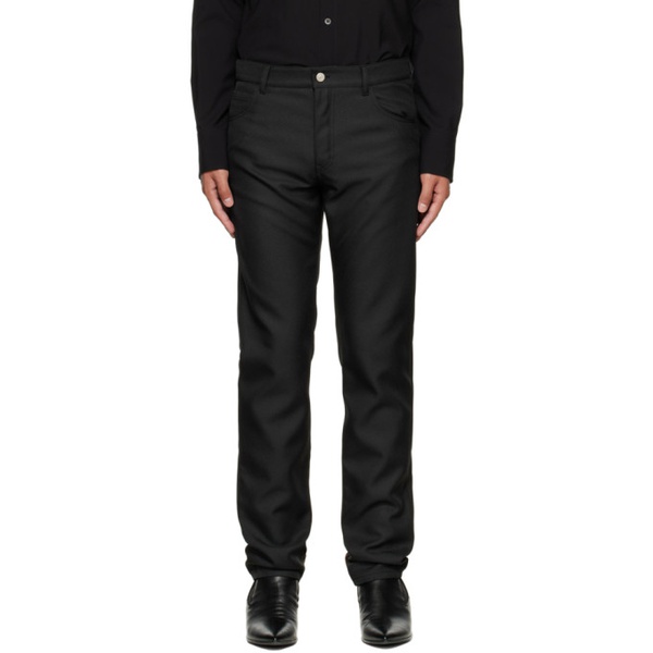  Courreges Black Polyester Trousers 222783M191001