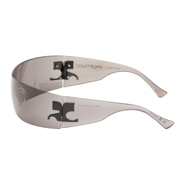  Courreges Black Vision Sunglasses 241783F005002
