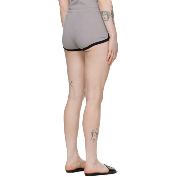  Courreges Gray Contrast Shorts 241783F088004