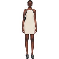 Courreges 오프화이트 Off-White Pin-Buckle Minidress 241783F052016