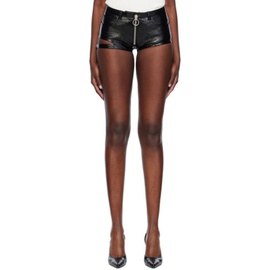 Courreges Black Pin-Buckle Shorts 241783F088000