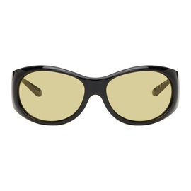 Courreges Black Hybrid 01 Sunglasses 241783F005005