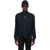 Courreges Navy Zip Track Jacket 241783M202001