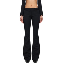 Courreges Black Zipped Trousers 231783F087004