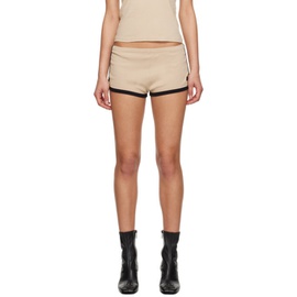 Courreges Brown Contrast Shorts 231783F088008