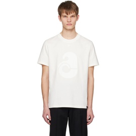 Courreges 오프화이트 Off-White Printed T-Shirt 231783M213006