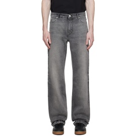 Courreges Gray Relaxed Jeans 232783M186000
