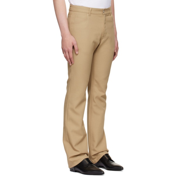  Courreges Beige Recycled Polyester Trousers 221783M191005