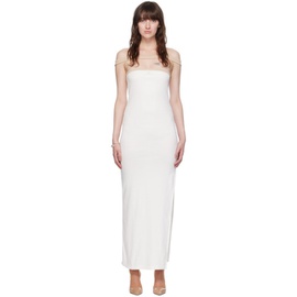 Courreges White Hyperbole Maxi Dress 241783F055008