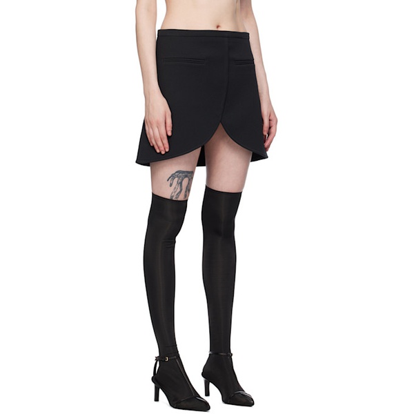  Courreges Black Ellipse Miniskirt 241783F090025