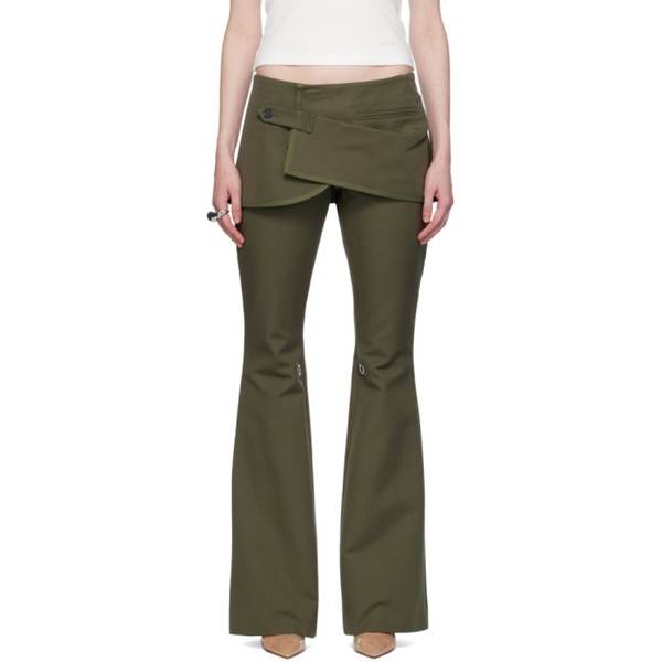  Courreges Green Modular Trousers 241783F087014