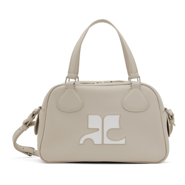  Courreges Gray RE에디트 EDITION Leather Bowling Bag 241783F046002