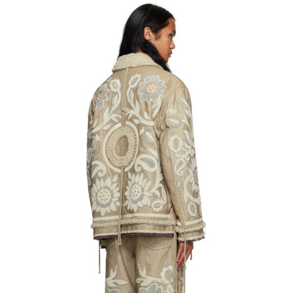  크레이그 그린 Craig Green Beige Tapestry Jacket 232735M180011