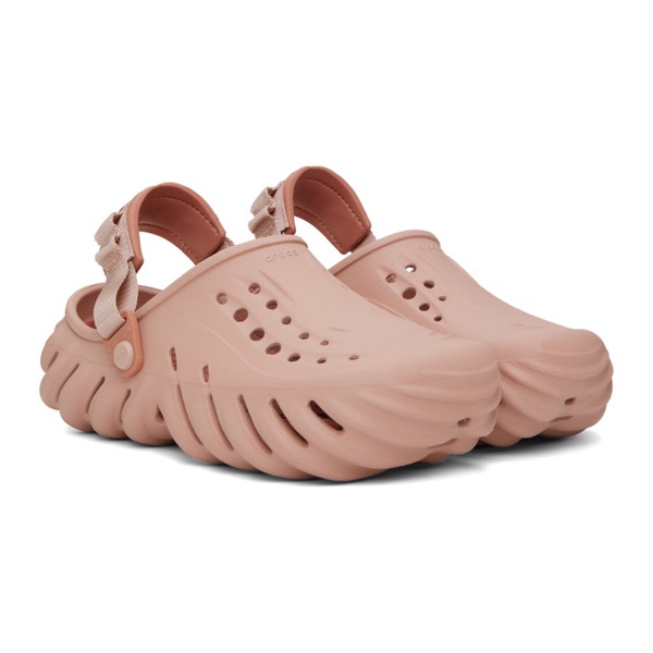 크록스 Crocs Pink Echo Slides 231209F121047