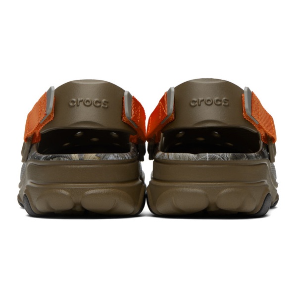 크록스 Crocs Taupe Realtree 에디트 Edition All-Terrain Sandals 232209M234024
