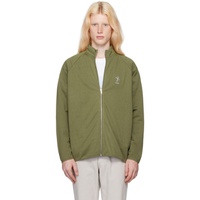 DANCER Green Zip Track Jacket 241898M202000