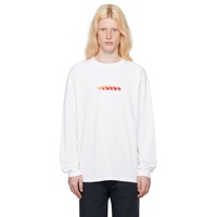 DANCER White Analog Long Sleeve T-Shirt 241898M213004