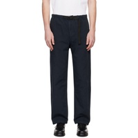 DANCER Navy Simple Trousers 241898M191001
