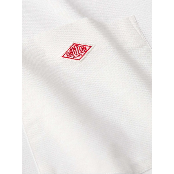  DANTON Button-Down Collar Logo-Appliqued Coolmax Oxford Shirt 1647597319141273