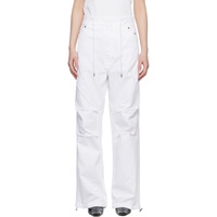 DARKPARK White Daisy Military Jeans 231589F069017